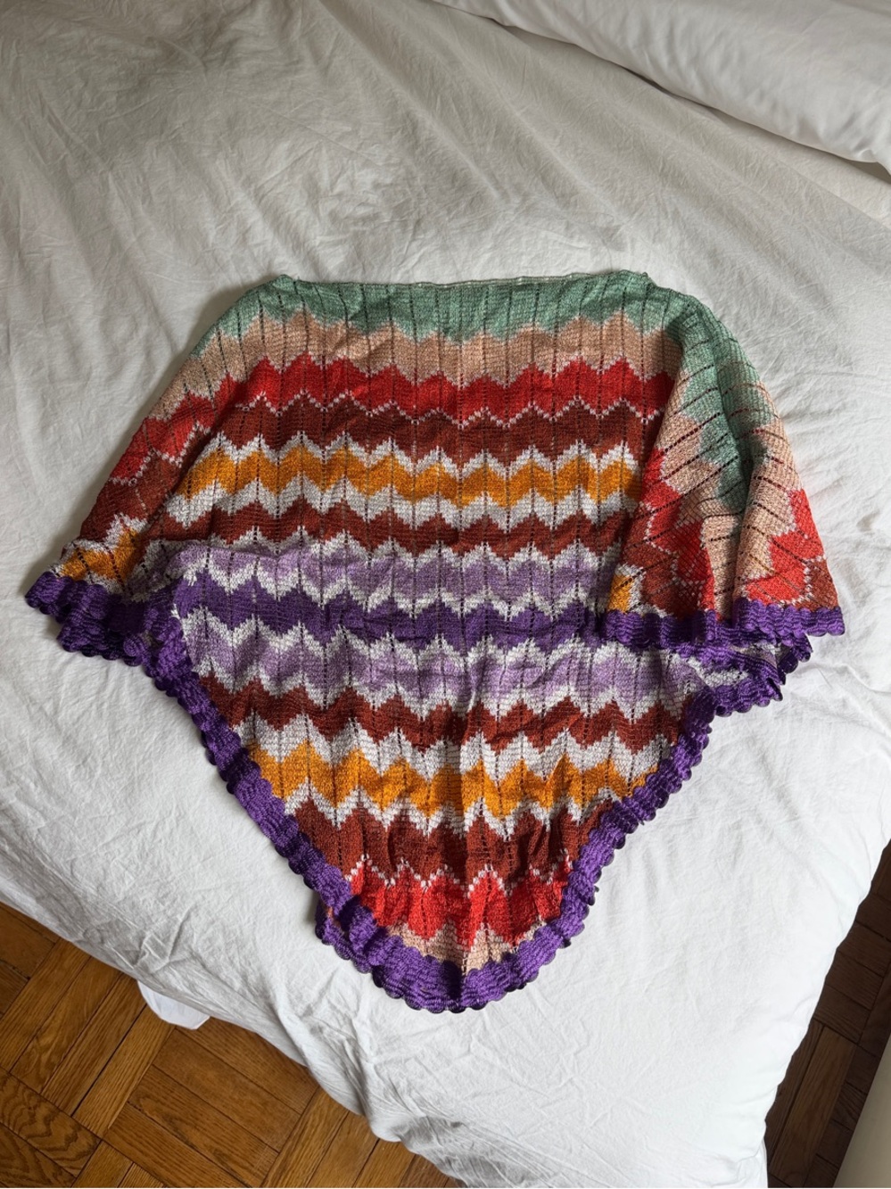 Rare Crochet Missoni Poncho / Cape
